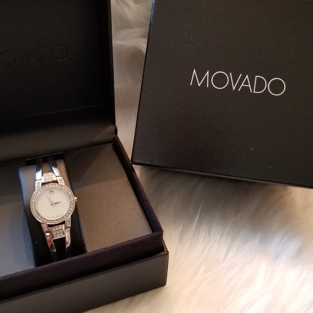 Diamond Movado Watch .93ct Amorosa